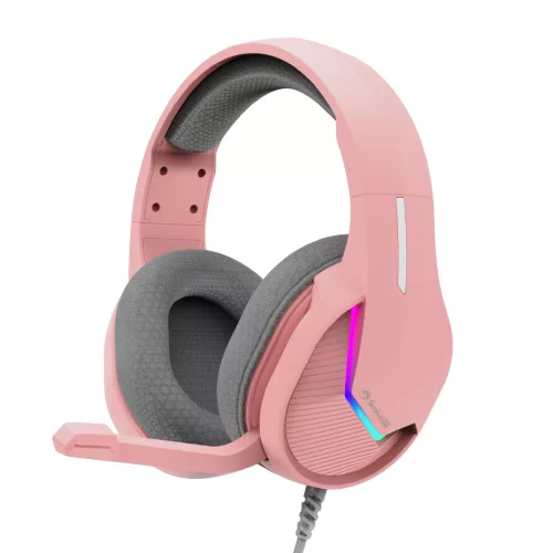 Auricular Marvo H8618 Tactic 40 Rgb Pk — con micrófono