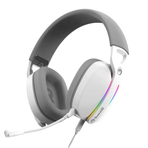 Auricular Marvo Hg9086 Pulz 70S 7.1 Rgb Wh — con micrófono