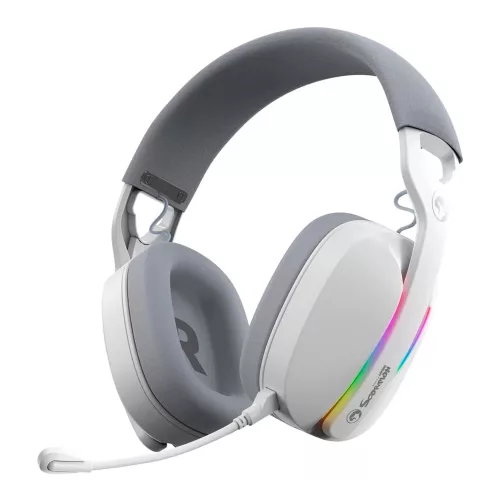Auriculares Gaming Cableados Inalámbricos Marvo HG9086W RGB — con micrófono — bluetooth