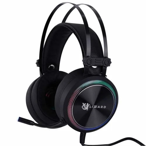 Auriculares X-Lizzard Gamer RGB c/micrófono — con micrófono