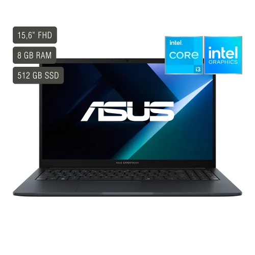 Notebook Asus ExpertBook B1 15,6'' Core I3 8gb 512gb — Intel Core i3 — 8GB RAM