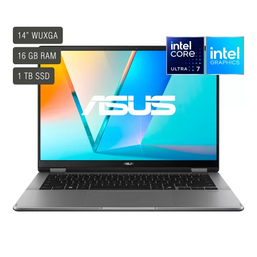Notebook Asus Vivobook 14'' Táctil Oled Core Ultra 7 16gb 1tb Win11