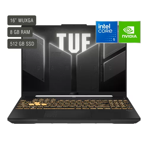 Notebook Gamer Asus Tuf 16'' Core 5 8gb 512gb Win11 Rtx3050 — Intel Core 5 210H — 8GB RAM